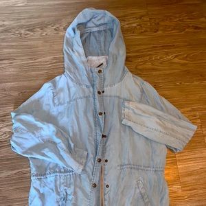 GH bass long shirt jacket
